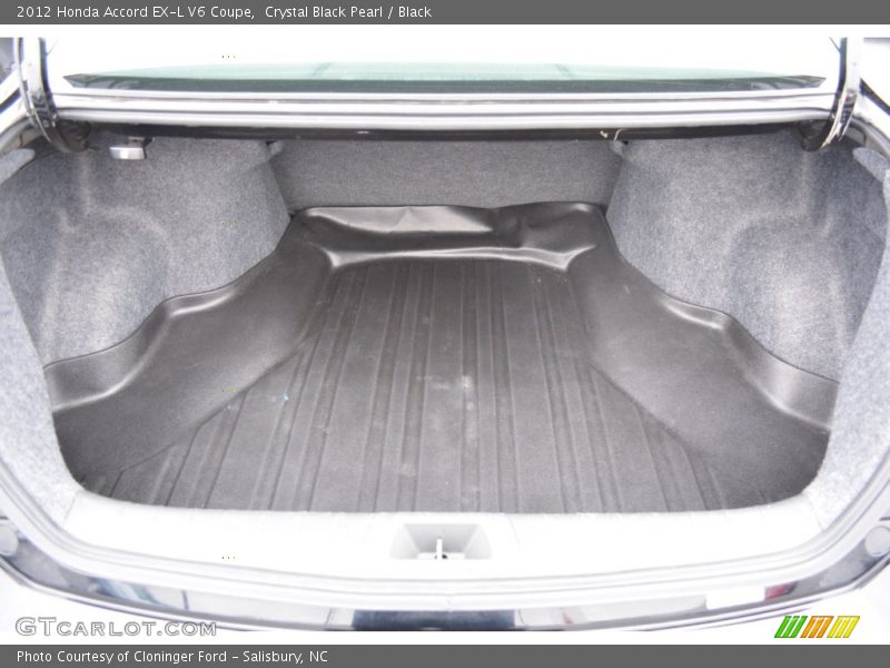Crystal Black Pearl / Black 2012 Honda Accord EX-L V6 Coupe