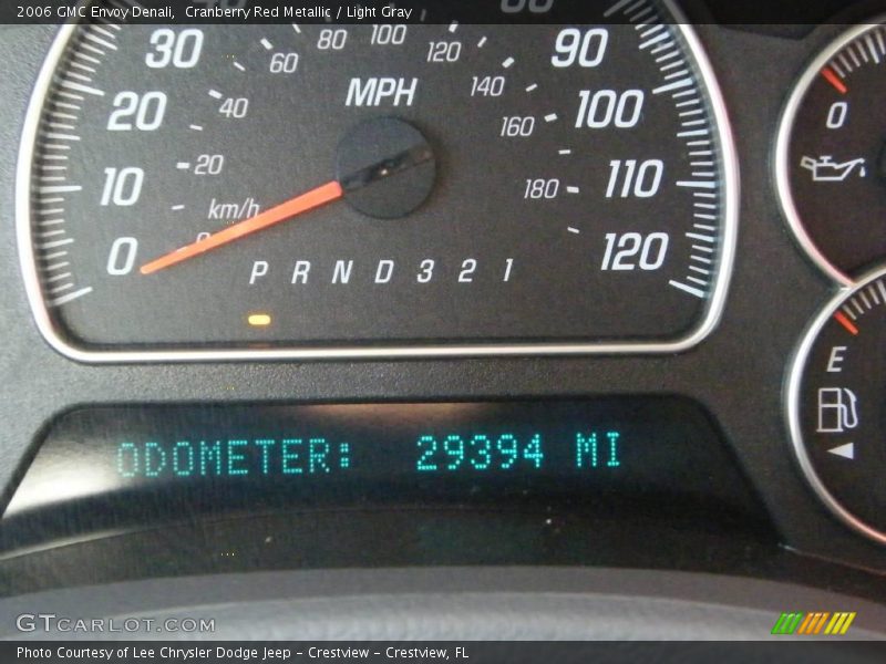 Cranberry Red Metallic / Light Gray 2006 GMC Envoy Denali