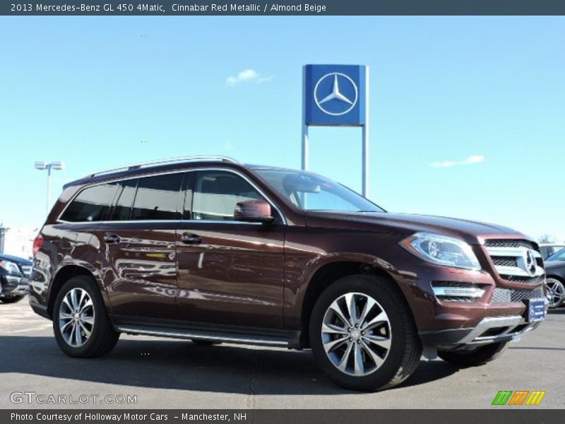 Cinnabar Red Metallic / Almond Beige 2013 Mercedes-Benz GL 450 4Matic