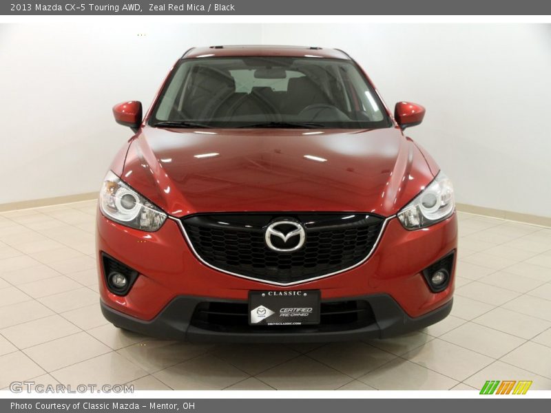 Zeal Red Mica / Black 2013 Mazda CX-5 Touring AWD