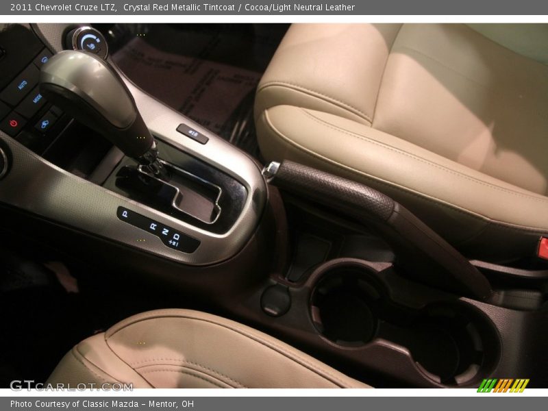 Crystal Red Metallic Tintcoat / Cocoa/Light Neutral Leather 2011 Chevrolet Cruze LTZ