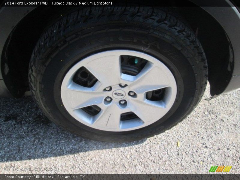 Tuxedo Black / Medium Light Stone 2014 Ford Explorer FWD