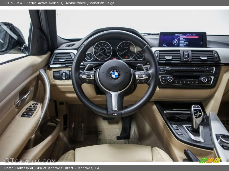 Alpine White / Venetian Beige 2015 BMW 3 Series ActiveHybrid 3