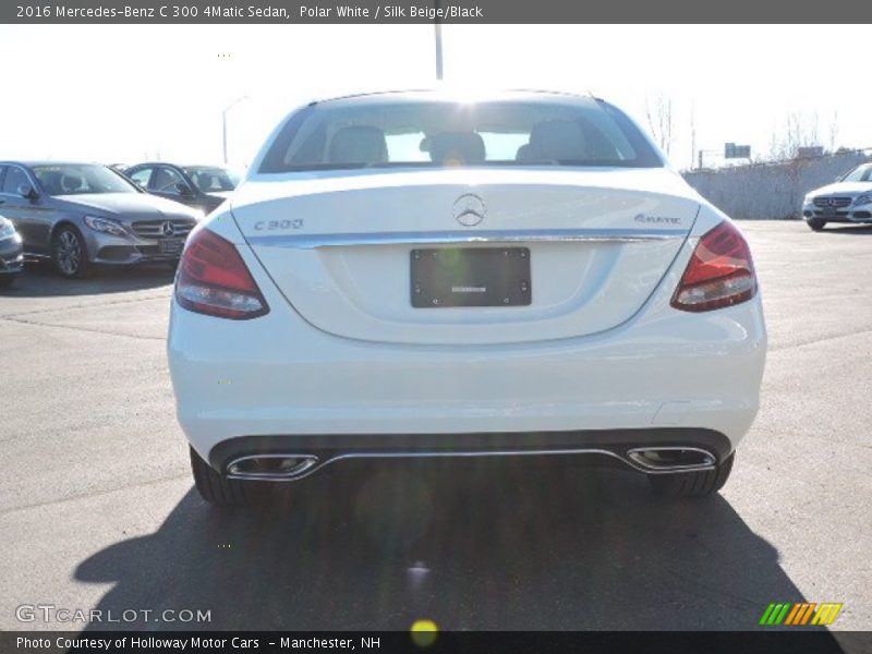 Polar White / Silk Beige/Black 2016 Mercedes-Benz C 300 4Matic Sedan