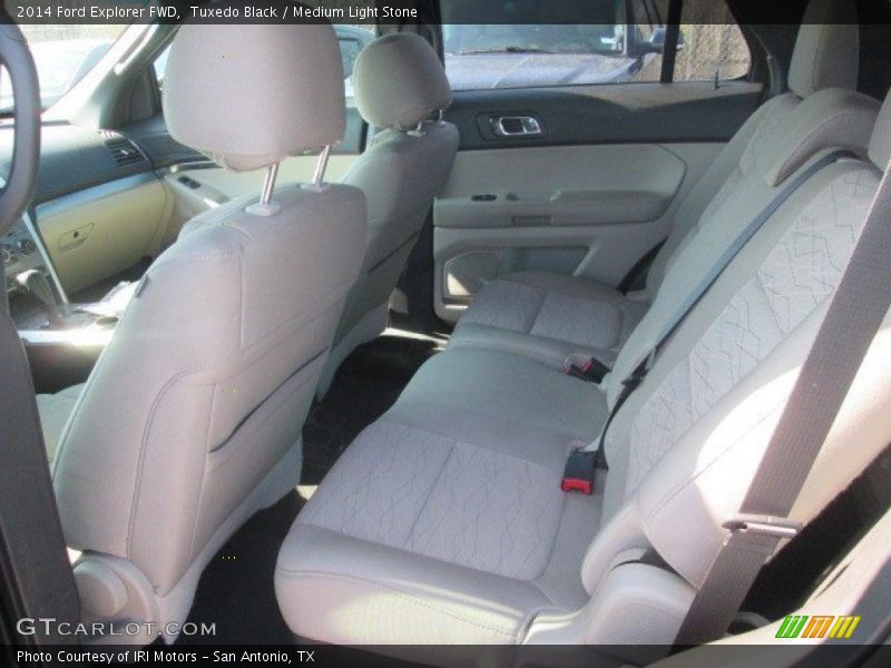 Tuxedo Black / Medium Light Stone 2014 Ford Explorer FWD