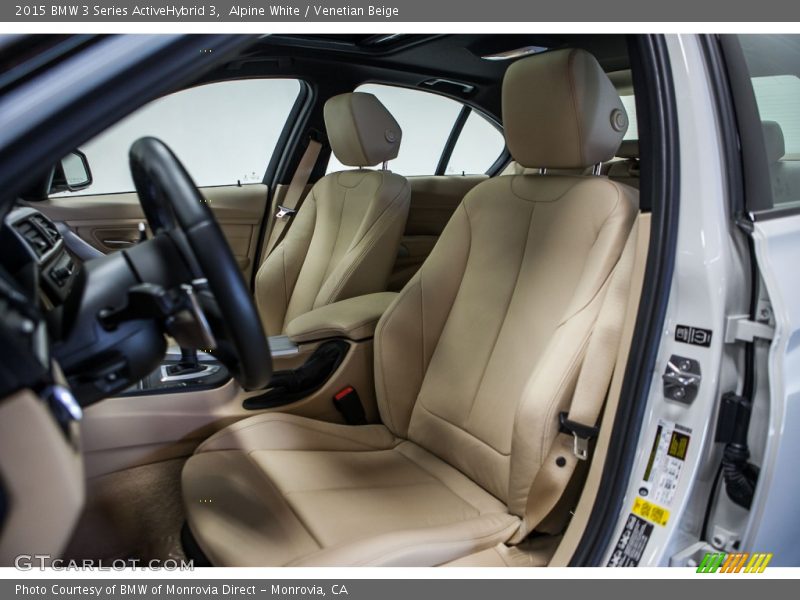 Alpine White / Venetian Beige 2015 BMW 3 Series ActiveHybrid 3