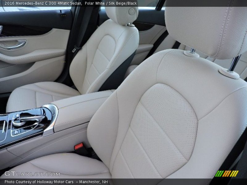 Polar White / Silk Beige/Black 2016 Mercedes-Benz C 300 4Matic Sedan