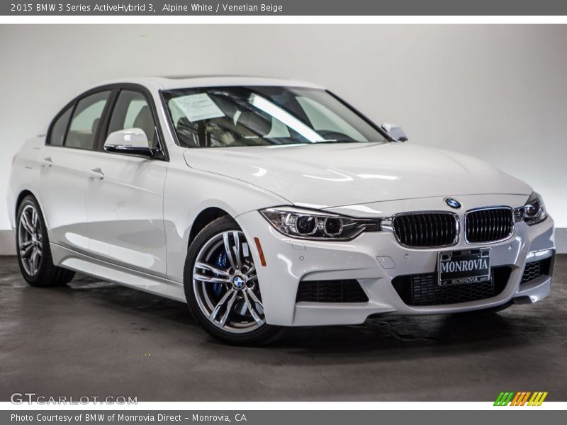 Alpine White / Venetian Beige 2015 BMW 3 Series ActiveHybrid 3