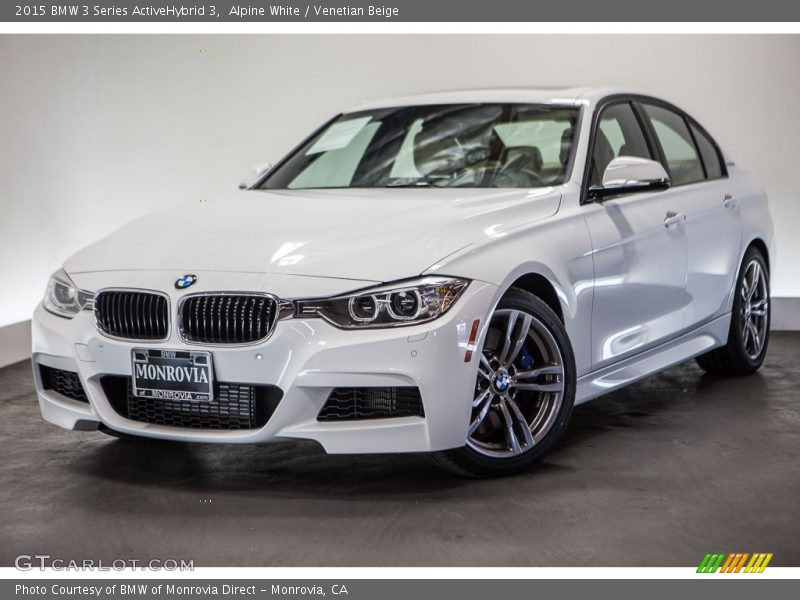 Alpine White / Venetian Beige 2015 BMW 3 Series ActiveHybrid 3