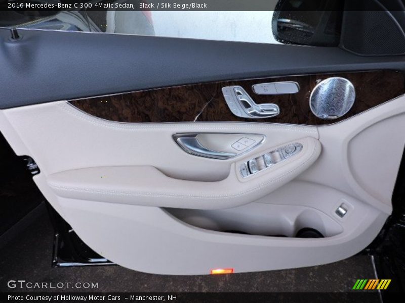 Black / Silk Beige/Black 2016 Mercedes-Benz C 300 4Matic Sedan