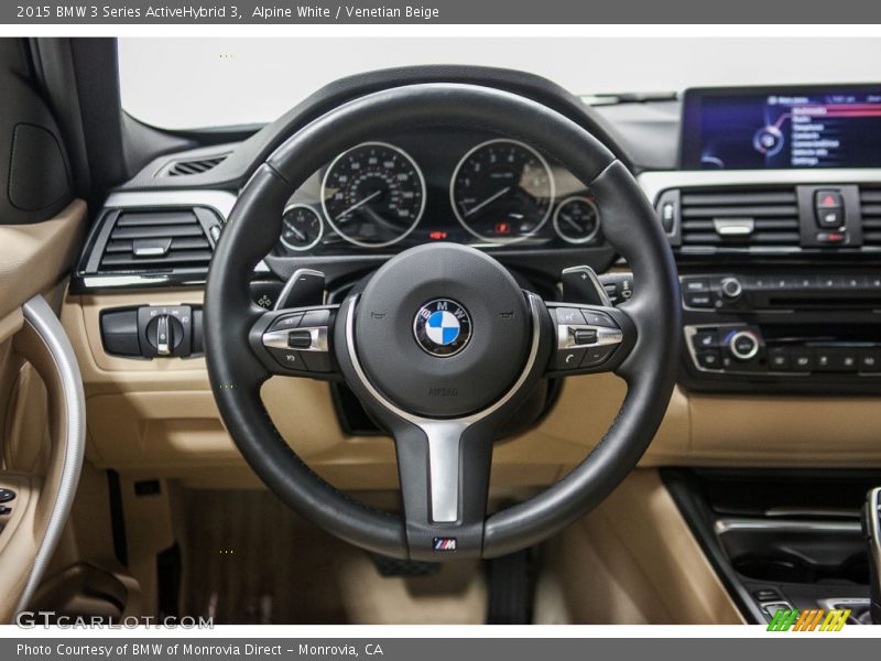 Alpine White / Venetian Beige 2015 BMW 3 Series ActiveHybrid 3