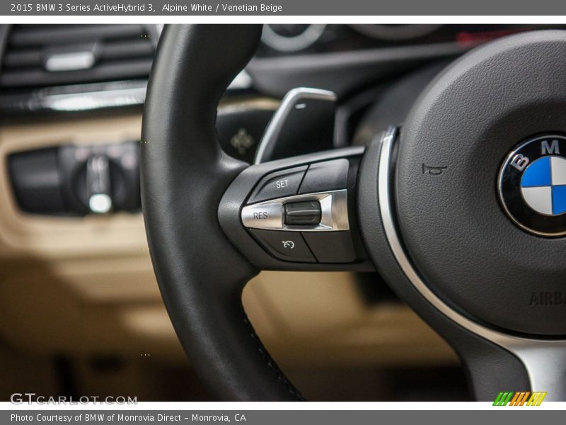 Alpine White / Venetian Beige 2015 BMW 3 Series ActiveHybrid 3