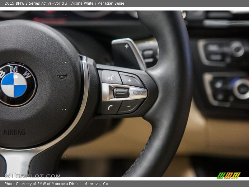 Alpine White / Venetian Beige 2015 BMW 3 Series ActiveHybrid 3