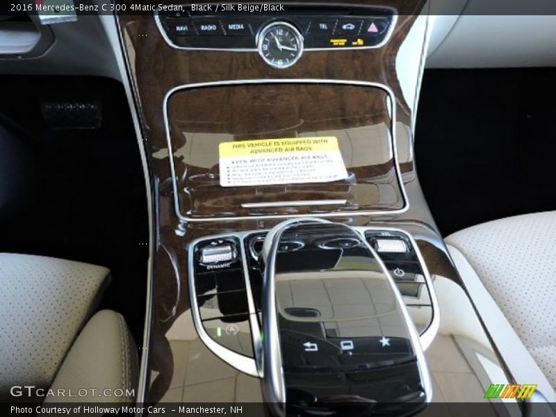 Black / Silk Beige/Black 2016 Mercedes-Benz C 300 4Matic Sedan