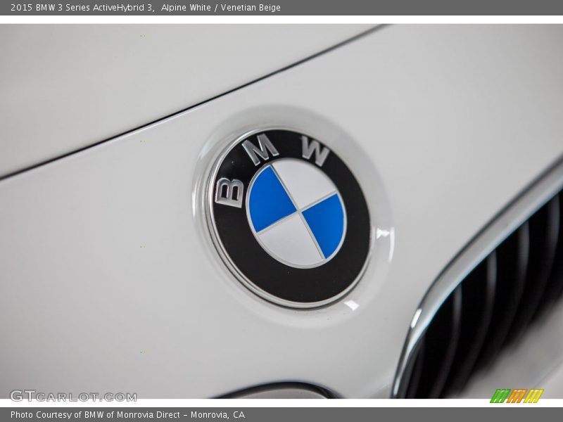 Alpine White / Venetian Beige 2015 BMW 3 Series ActiveHybrid 3