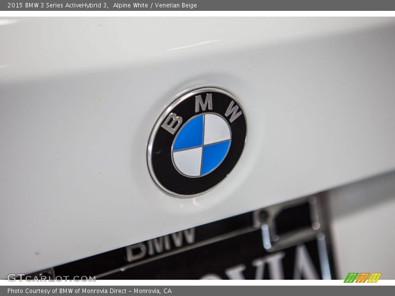 Alpine White / Venetian Beige 2015 BMW 3 Series ActiveHybrid 3