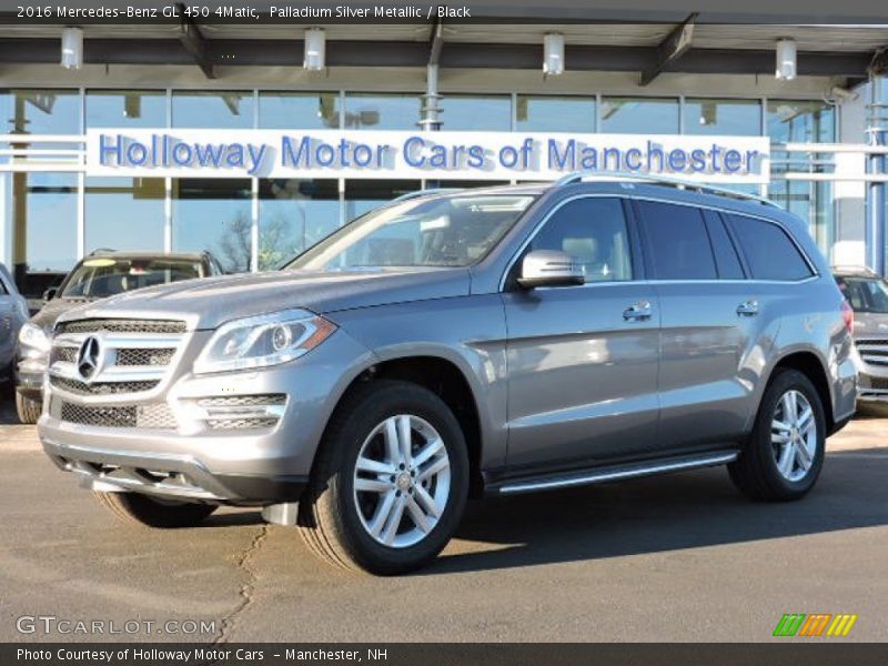 Palladium Silver Metallic / Black 2016 Mercedes-Benz GL 450 4Matic