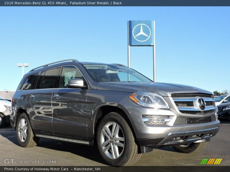 Palladium Silver Metallic / Black 2016 Mercedes-Benz GL 450 4Matic