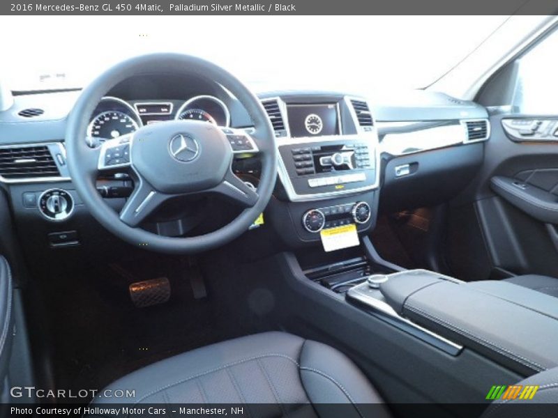Palladium Silver Metallic / Black 2016 Mercedes-Benz GL 450 4Matic