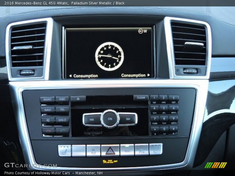 Palladium Silver Metallic / Black 2016 Mercedes-Benz GL 450 4Matic