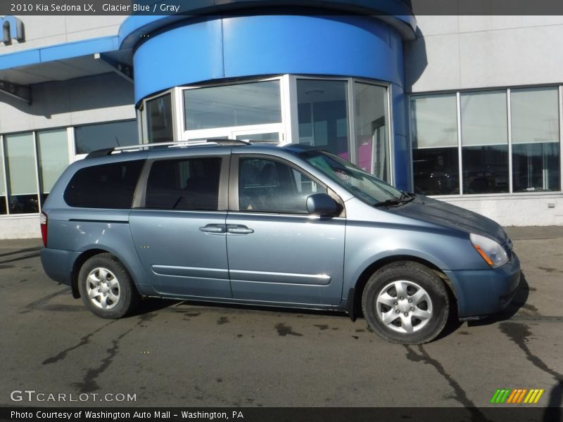 Glacier Blue / Gray 2010 Kia Sedona LX