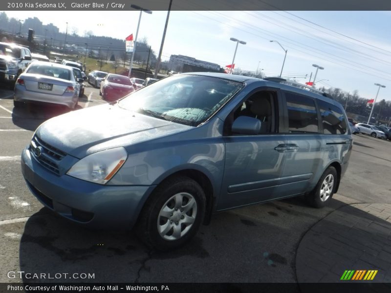 Glacier Blue / Gray 2010 Kia Sedona LX
