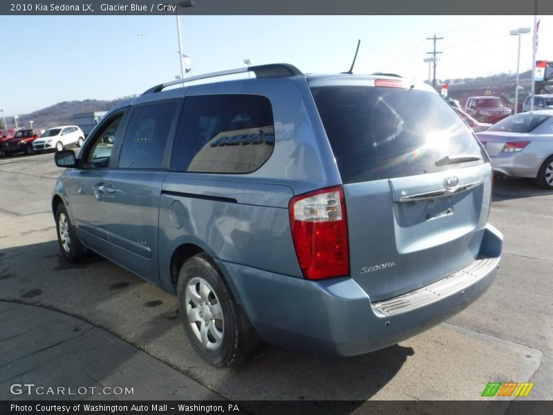 Glacier Blue / Gray 2010 Kia Sedona LX