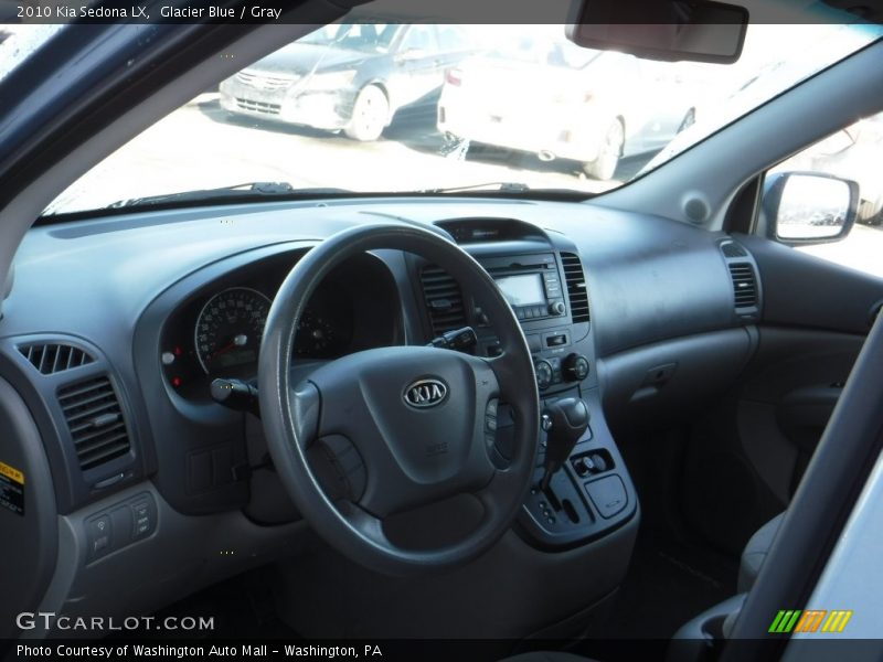 Glacier Blue / Gray 2010 Kia Sedona LX