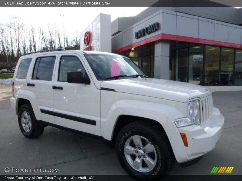 Stone White / Dark Slate Gray 2010 Jeep Liberty Sport 4x4