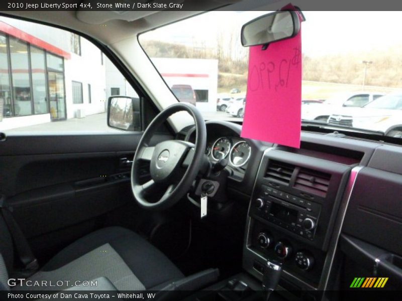 Stone White / Dark Slate Gray 2010 Jeep Liberty Sport 4x4