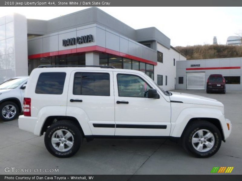 Stone White / Dark Slate Gray 2010 Jeep Liberty Sport 4x4