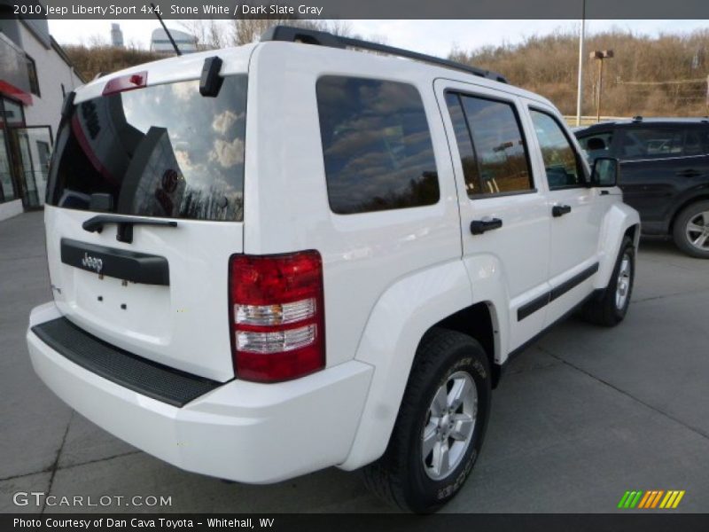 Stone White / Dark Slate Gray 2010 Jeep Liberty Sport 4x4