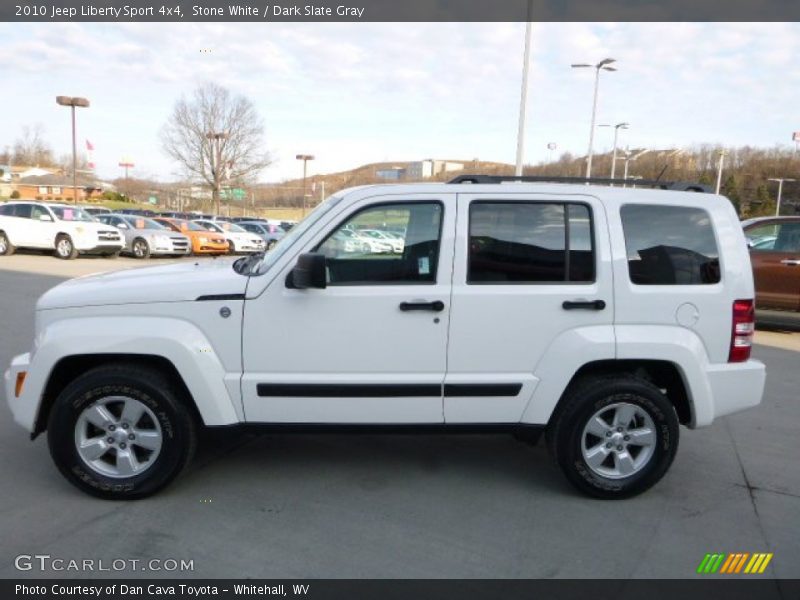 Stone White / Dark Slate Gray 2010 Jeep Liberty Sport 4x4