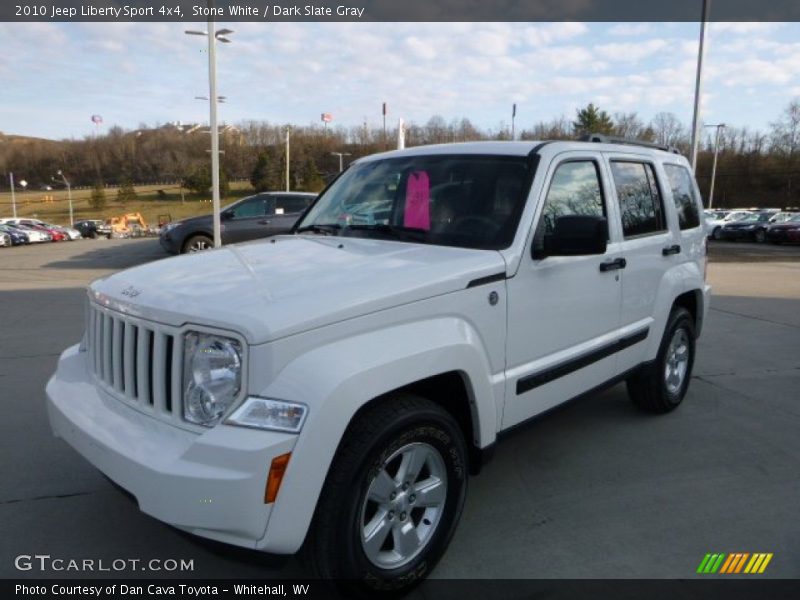Stone White / Dark Slate Gray 2010 Jeep Liberty Sport 4x4
