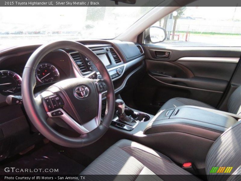 Silver Sky Metallic / Black 2015 Toyota Highlander LE