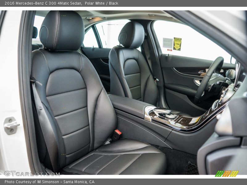 Polar White / Black 2016 Mercedes-Benz C 300 4Matic Sedan