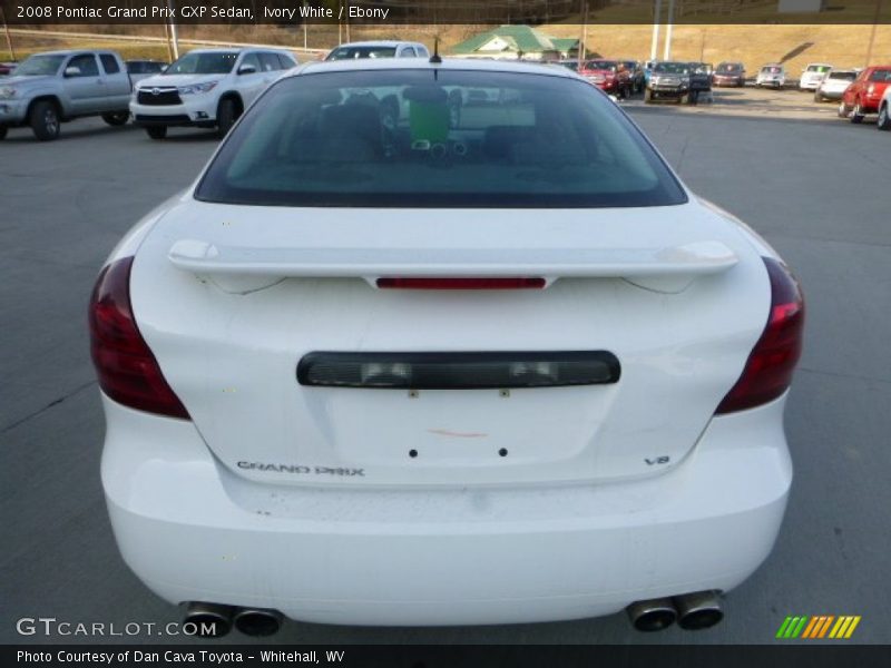 Ivory White / Ebony 2008 Pontiac Grand Prix GXP Sedan