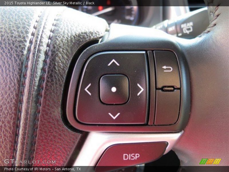 Silver Sky Metallic / Black 2015 Toyota Highlander LE