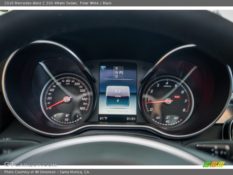Polar White / Black 2016 Mercedes-Benz C 300 4Matic Sedan
