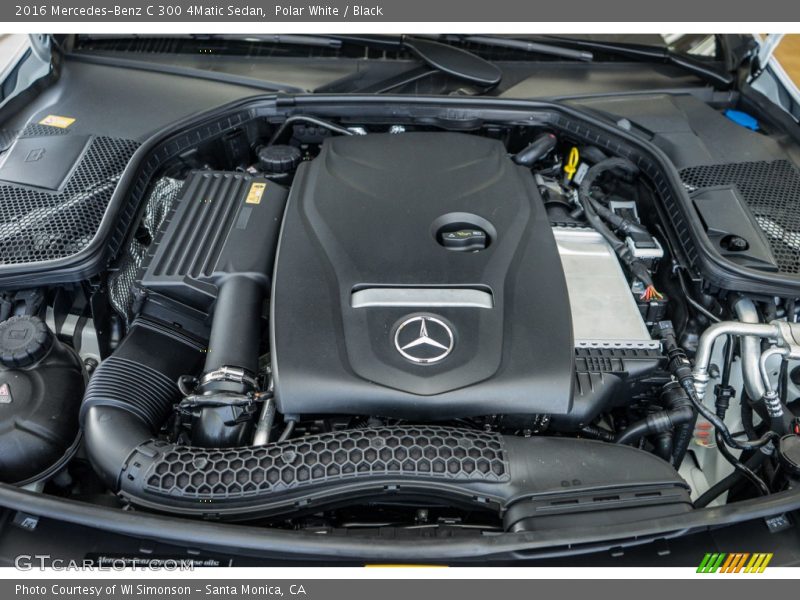 Polar White / Black 2016 Mercedes-Benz C 300 4Matic Sedan