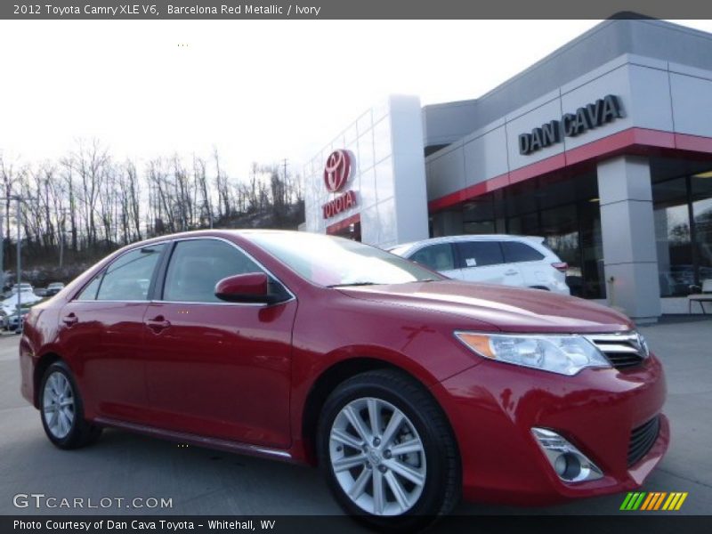 Barcelona Red Metallic / Ivory 2012 Toyota Camry XLE V6