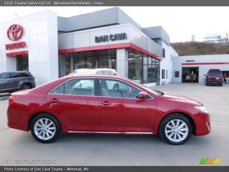 Barcelona Red Metallic / Ivory 2012 Toyota Camry XLE V6