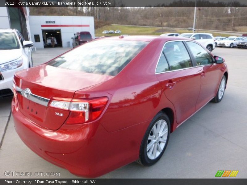 Barcelona Red Metallic / Ivory 2012 Toyota Camry XLE V6