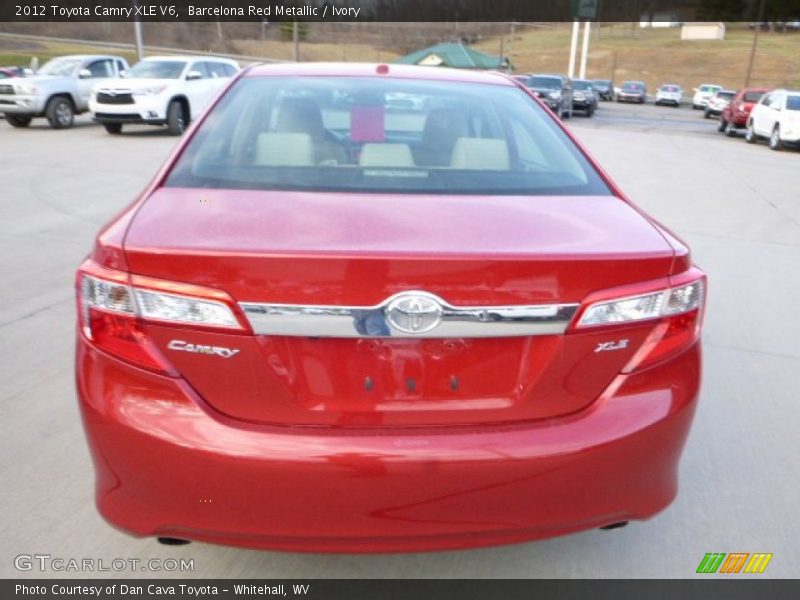 Barcelona Red Metallic / Ivory 2012 Toyota Camry XLE V6