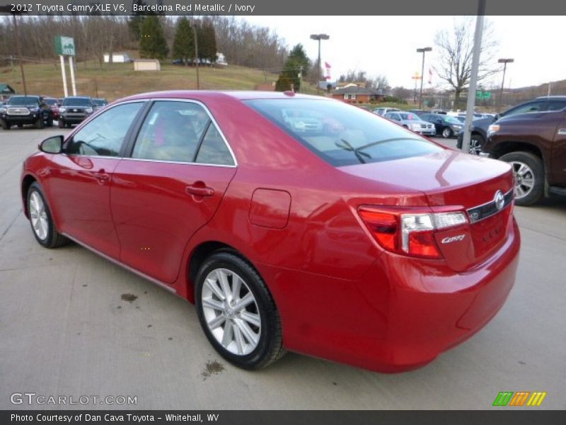 Barcelona Red Metallic / Ivory 2012 Toyota Camry XLE V6