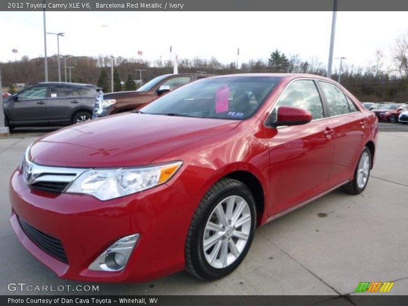 Barcelona Red Metallic / Ivory 2012 Toyota Camry XLE V6