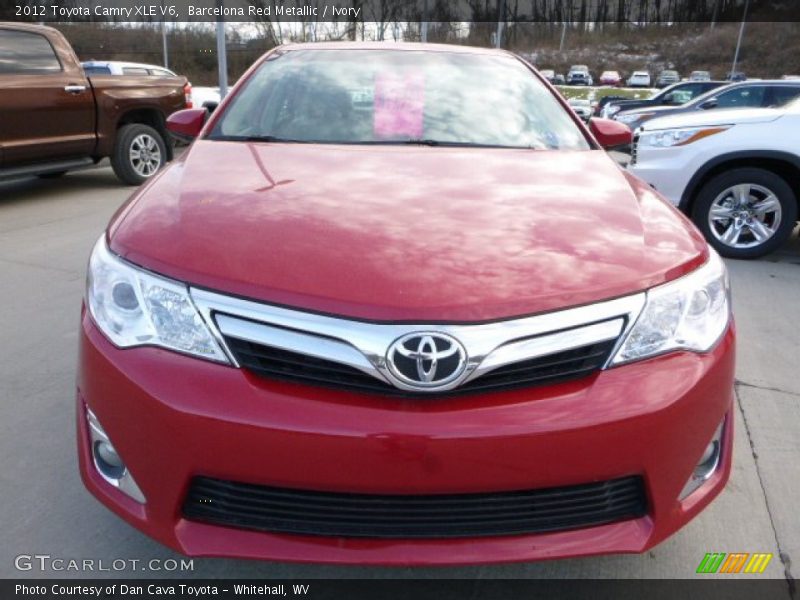 Barcelona Red Metallic / Ivory 2012 Toyota Camry XLE V6