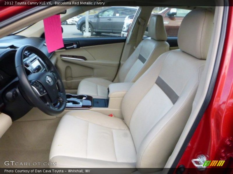 Barcelona Red Metallic / Ivory 2012 Toyota Camry XLE V6