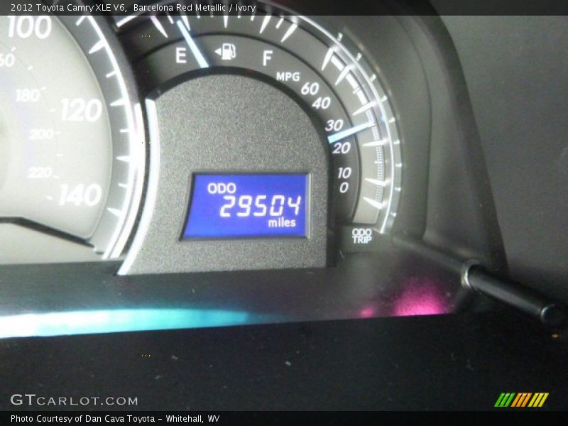 Barcelona Red Metallic / Ivory 2012 Toyota Camry XLE V6