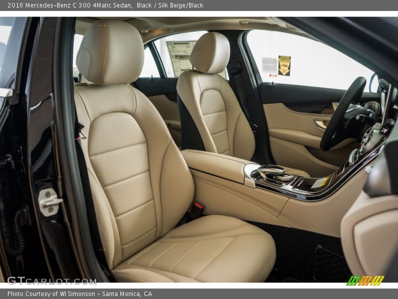 Black / Silk Beige/Black 2016 Mercedes-Benz C 300 4Matic Sedan